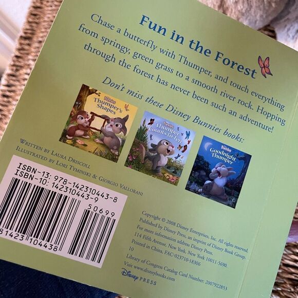 Hallmark Thumper Plush Thumper Book - Picture 12 of 16